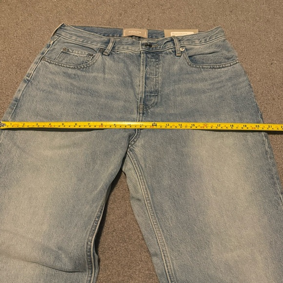 Everlane 90s Cheeky Jeans High Waisted Straight Leg Light Wash Minimalist New 30 - Picture 6 of 13